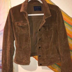Brown corduroy jacket
